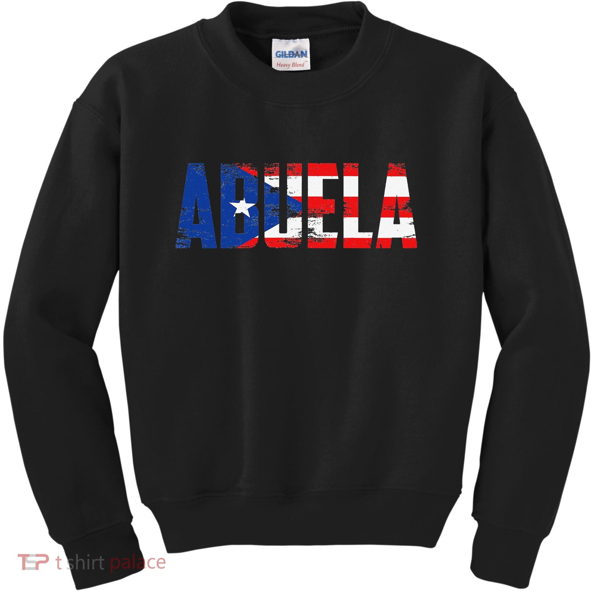 Abuela Puerto Rico Flag Pride Mothers Day Puerto Rican Kids Sweatshirt