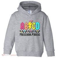 Abcd Preschool Rocks Pencil Lightning Teachers Rock Toddler Hoodie thumb 0