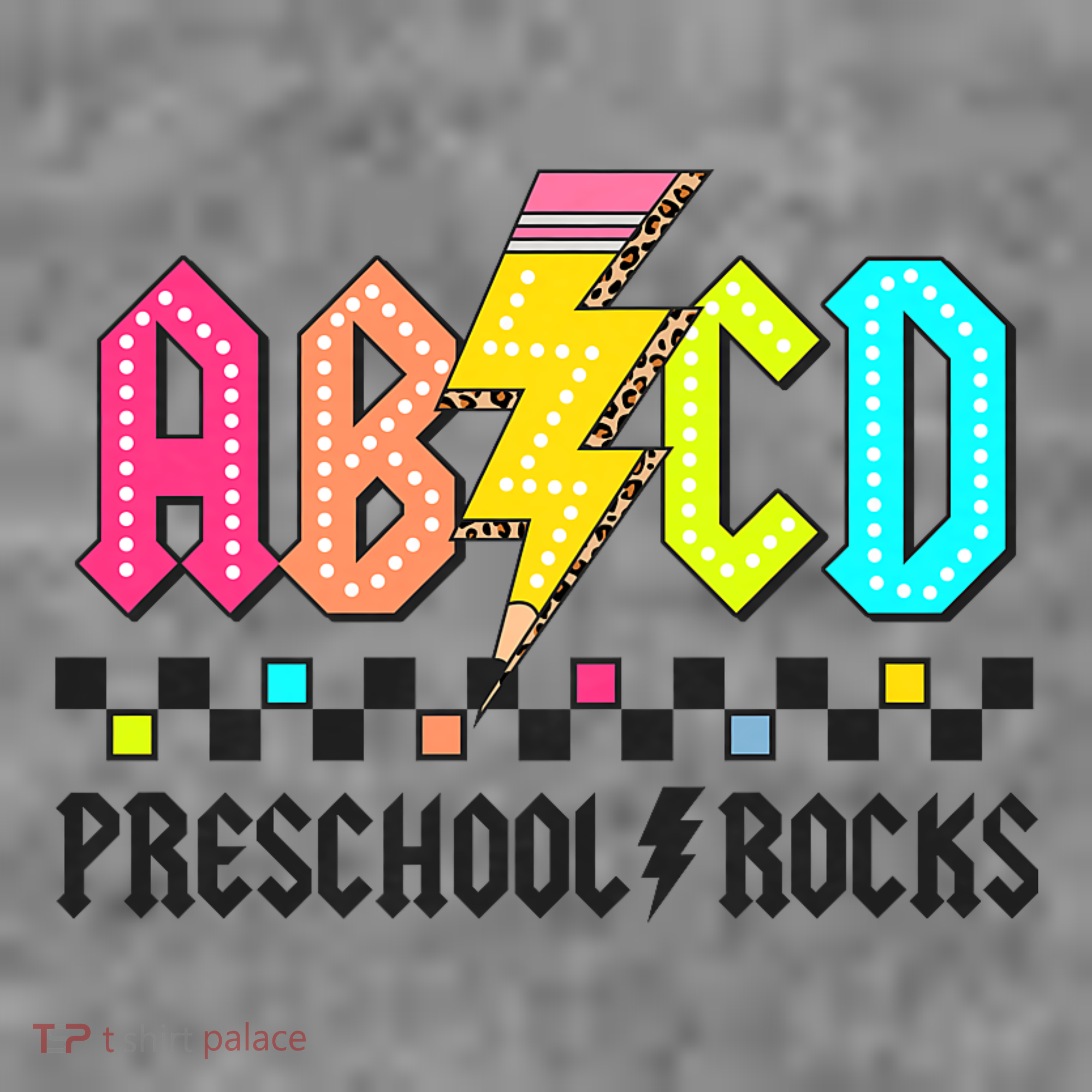 Abcd Preschool Rocks Pencil Lightning Teachers Rock Toddler Hoodie