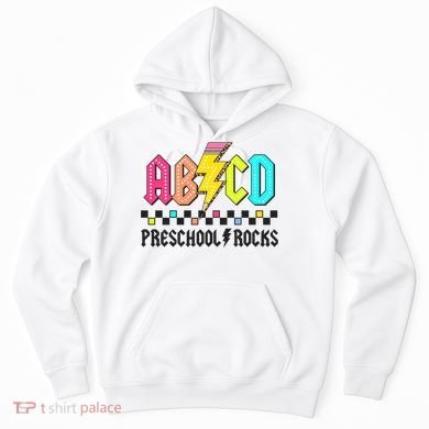 Abcd Preschool Rocks Pencil Lightning Teachers Rock Hoodie
