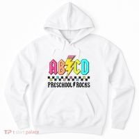 Abcd Preschool Rocks Pencil Lightning Teachers Rock Hoodie thumb 0