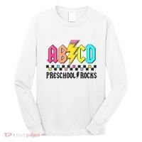 Abcd Preschool Rocks Pencil Lightning Teachers Rock Long Sleeve Shirt thumb 0