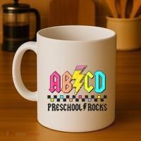 Abcd Preschool Rocks Pencil Lightning Teachers Rock Coffee Mug thumb 4