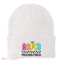 Abcd Preschool Rocks Pencil Lightning Teachers Rock Beanie thumb 0