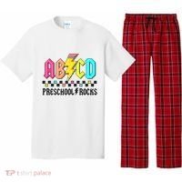 Abcd Preschool Rocks Pencil Lightning Teachers Rock Pajama Set thumb 0