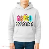 Abcd Preschool Rocks Pencil Lightning Teachers Rock Kids Hoodie thumb 4