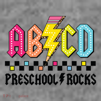 Abcd Preschool Rocks Pencil Lightning Teachers Rock Boy Toddler Hoodie thumb 2