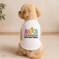Abcd Preschool Rocks Pencil Lightning Teachers Rock Boy Doggie Tank thumb 2