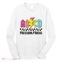 Abcd Preschool Rocks Pencil Lightning Teachers Rock Boy Long Sleeve Shirt thumb 0