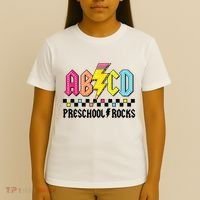 Abcd Preschool Rocks Pencil Lightning Teachers Rock Boy T-Shirt thumb 4