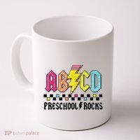 Abcd Preschool Rocks Pencil Lightning Teachers Rock Boy Coffee Mug thumb 0