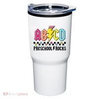 Abcd Preschool Rocks Pencil Lightning Teachers Rock Boy Tumbler thumb 0