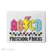 Abcd Preschool Rocks Pencil Lightning Teachers Rock Boy Mousepad thumb 0