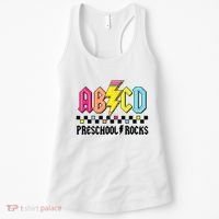 Abcd Preschool Rocks Pencil Lightning Teachers Rock Boy Women's Tank Top thumb 0