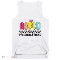 Abcd Preschool Rocks Pencil Lightning Teachers Rock Boy Tank Top thumb 0