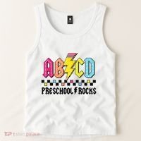 Abcd Preschool Rocks Pencil Lightning Teachers Rock Boy Tank Top thumb 2