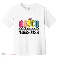 Abcd Preschool Rocks Pencil Lightning Teachers Rock Boy Toddler T-Shirt thumb 0