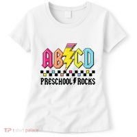 Abcd Preschool Rocks Pencil Lightning Teachers Rock Boy Women's T-Shirt thumb 0