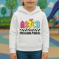 Abcd Preschool Rocks Pencil Lightning Teachers Rock Boy Kids Hoodie thumb 3