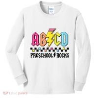 Abcd Preschool Rocks Pencil Lightning Teachers Rock Boy Kids Long Sleeve Shirt thumb 0