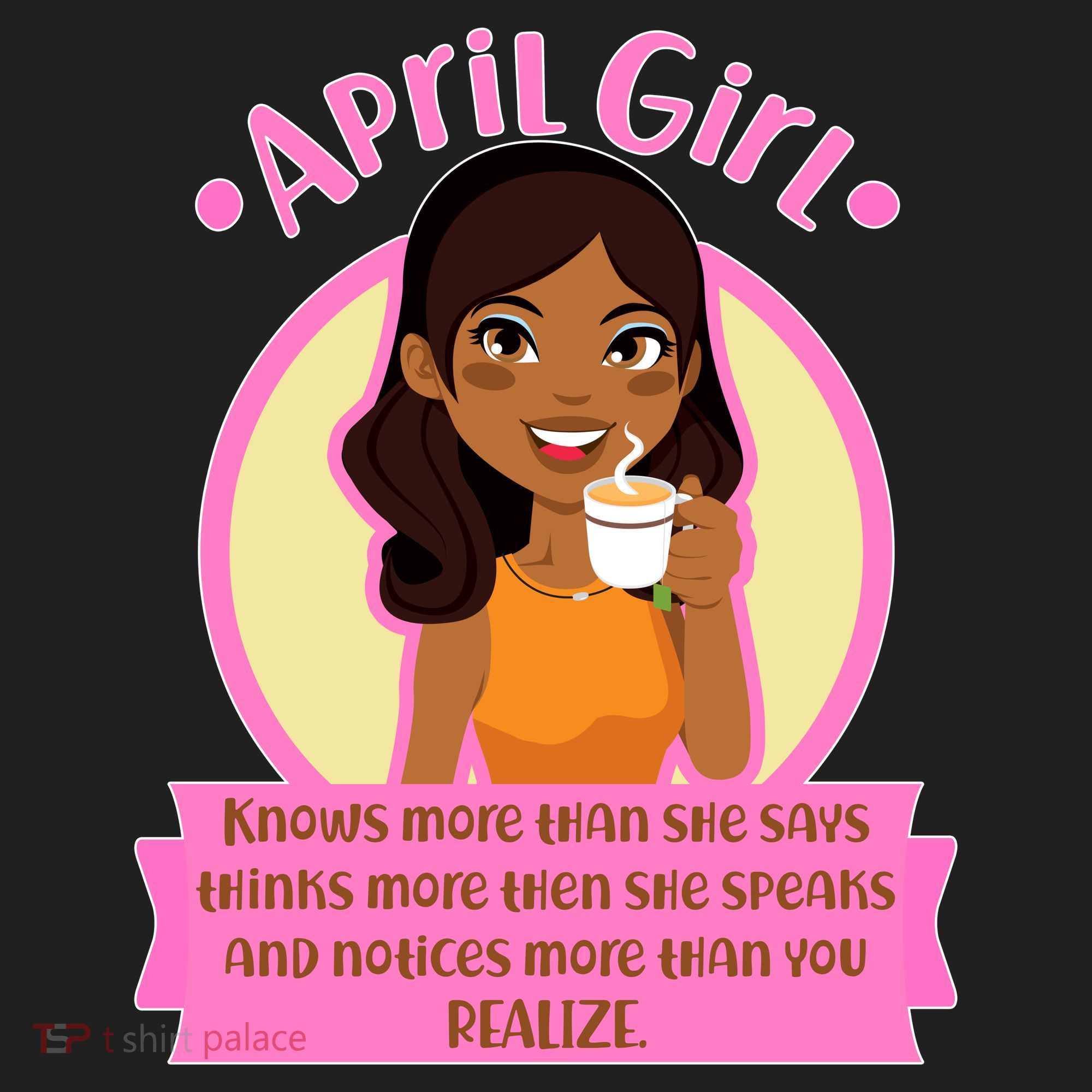 April Birthday Girl Knows More Than You Realize Tumbler