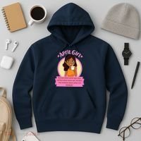 April Birthday Girl Knows More Than You Realize Hoodie thumb 3