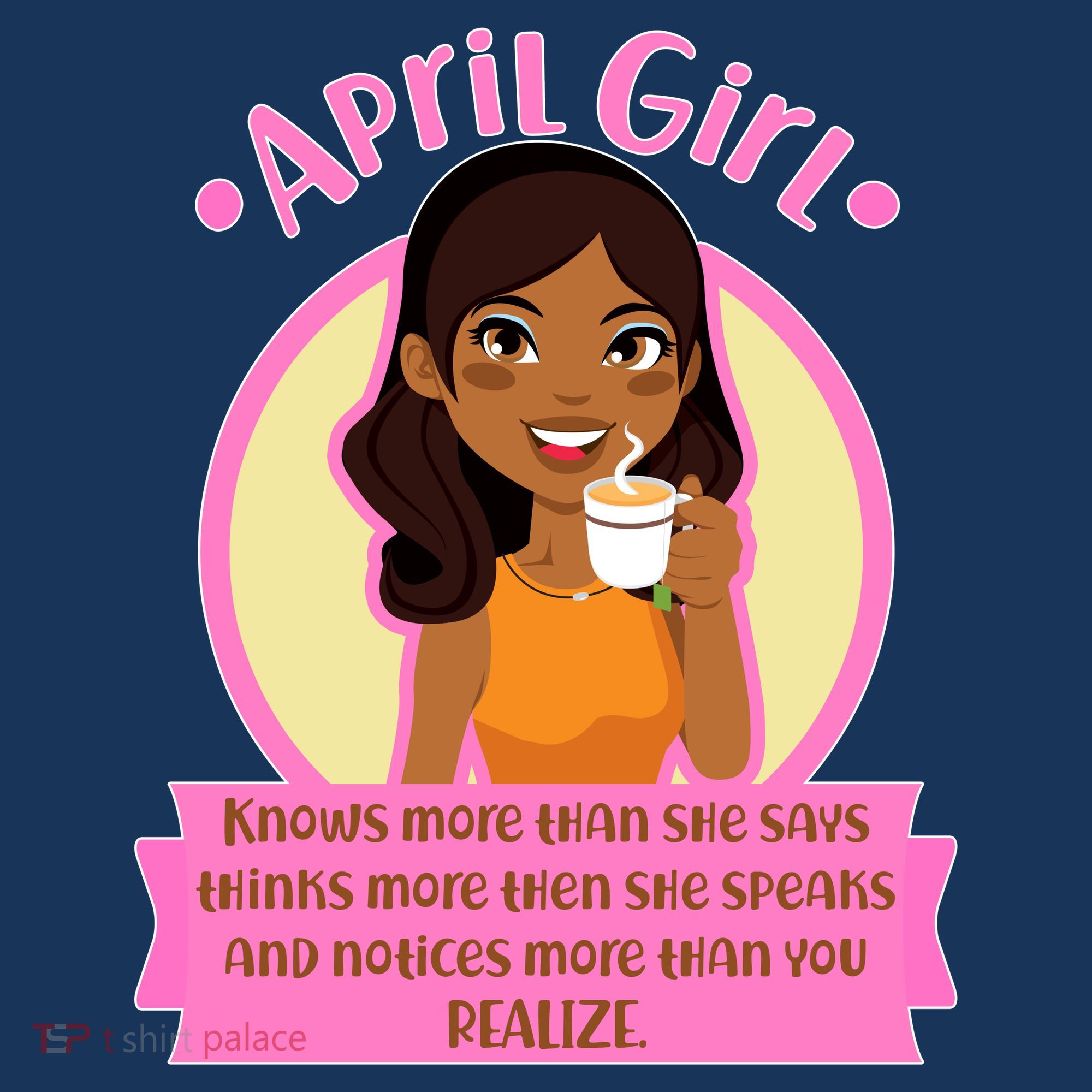 April Birthday Girl Knows More Than You Realize Sweatshirt