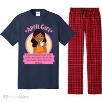 April Birthday Girl Knows More Than You Realize Pajama Set thumb 0