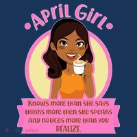 April Birthday Girl Knows More Than You Realize Women's Hoodie thumb 2