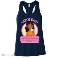 April Birthday Girl Knows More Than You Realize Women's Tank Top thumb 0
