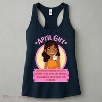 April Birthday Girl Knows More Than You Realize Women's Tank Top thumb 3