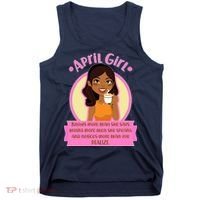 April Birthday Girl Knows More Than You Realize Tank Top thumb 0