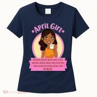April Birthday Girl Knows More Than You Realize Women's T-Shirt thumb 0