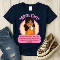 April Birthday Girl Knows More Than You Realize Women's T-Shirt thumb 3