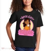 April Birthday Girl Knows More Than You Realize Kids T-Shirt thumb 2
