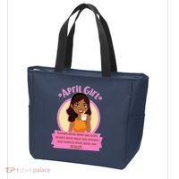 April Birthday Girl Knows More Than You Realize Tote Bag thumb 3