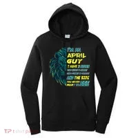 April Birthday Guy Has 3 Sides Sweet Funny Crazy  Women's Hoodie thumb 0