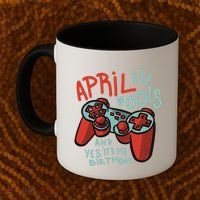 April Fools And Yes It's My Birthday Coffee Mug thumb 2