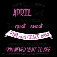 April Girl Sweet But Crazy Funny Birthday Coffee Mug thumb 5