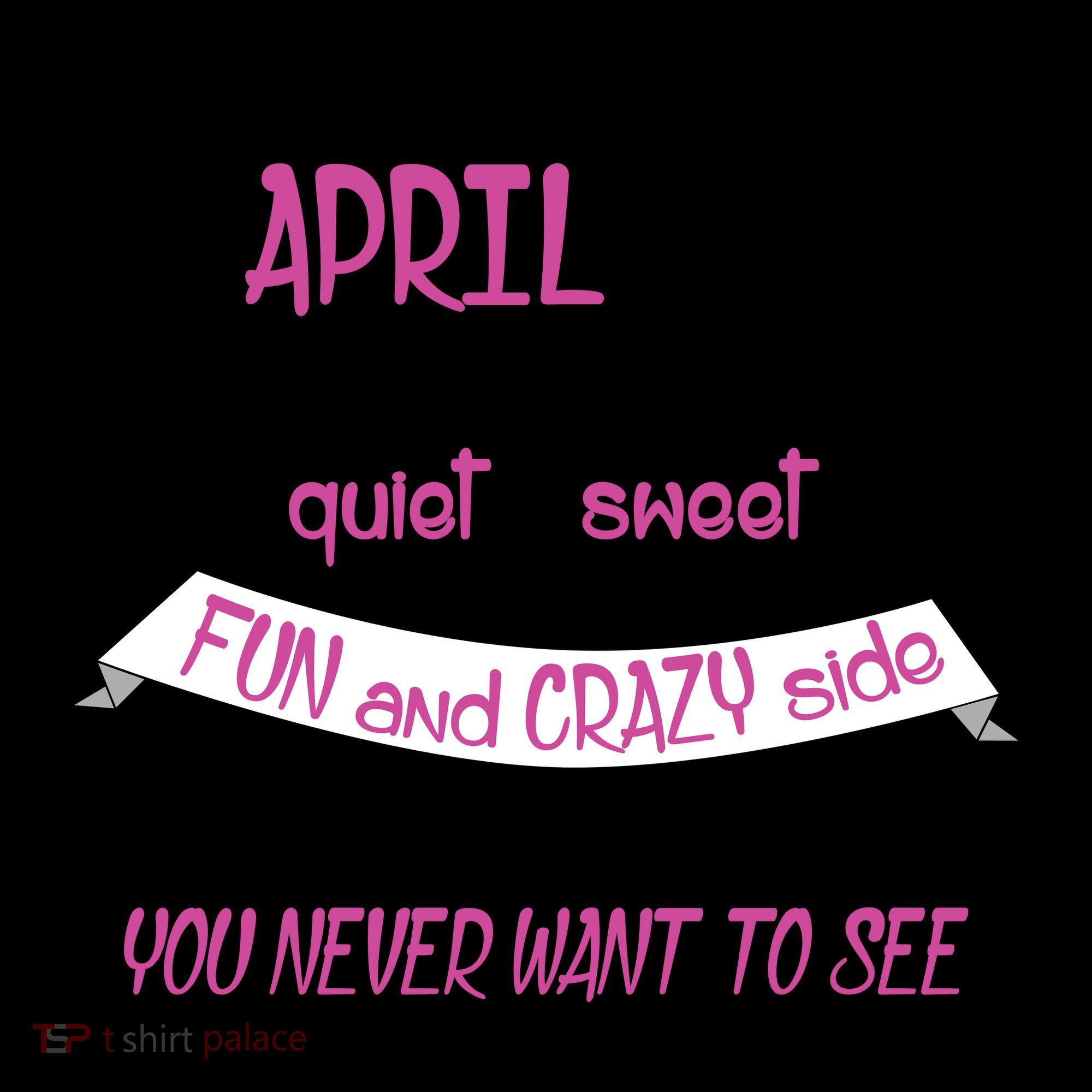 April Girl Sweet But Crazy Funny Birthday Coffee Mug