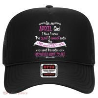 April Girl Sweet But Crazy Funny Birthday Hat thumb 0