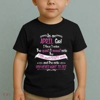 April Girl Sweet But Crazy Funny Birthday Toddler T-Shirt thumb 2