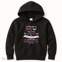 April Girl Sweet But Crazy Funny Birthday Kids Hoodie thumb 0