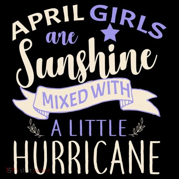 April Girls Are Sunshine Mixed With Hurricane Coffee Mug