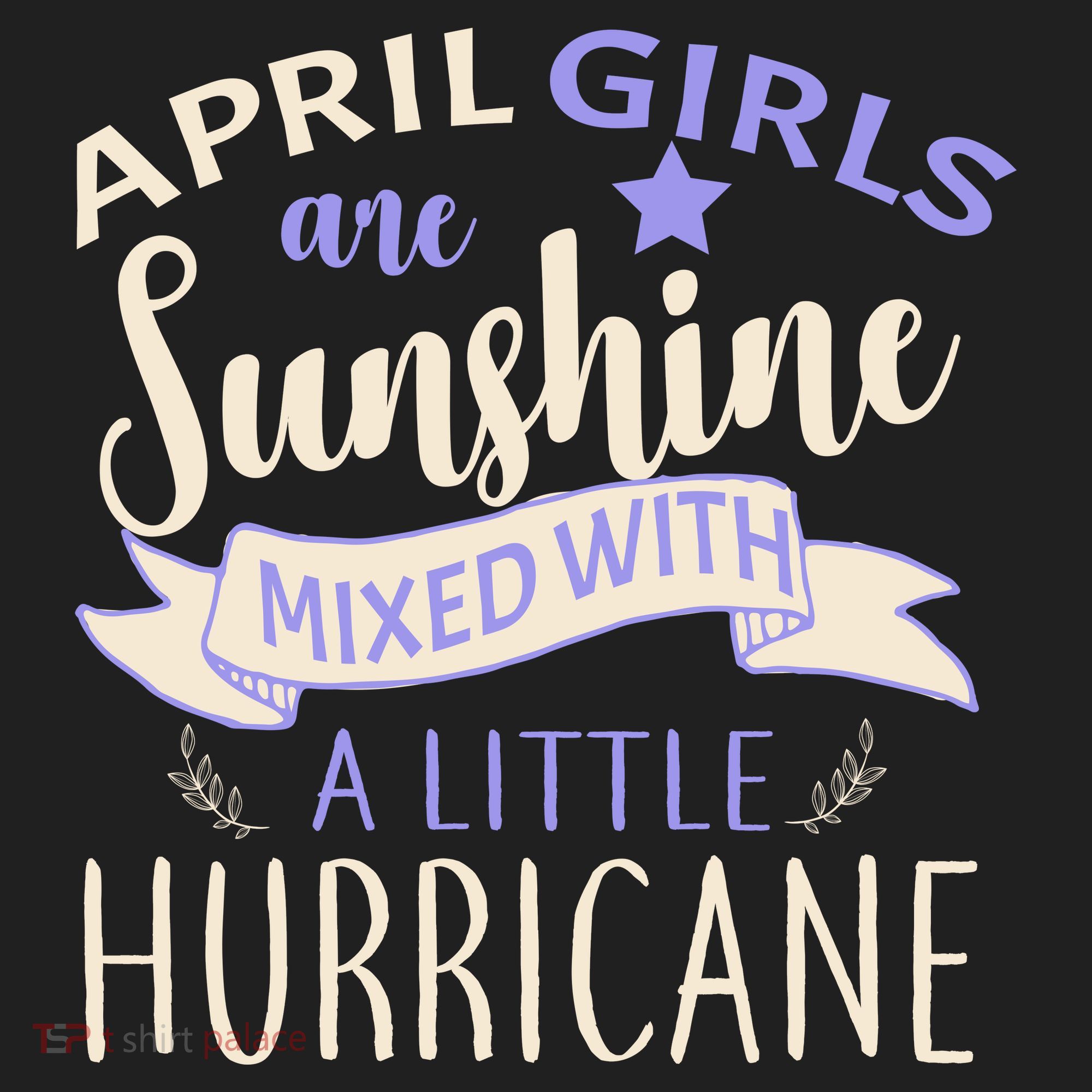 April Girls Are Sunshine Mixed With Hurricane Beanie