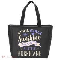 April Girls Are Sunshine Mixed With Hurricane Tote Bag thumb 0
