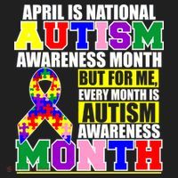 April is Autism Awareness Month For Me Every Month is AUTISM Awareness Women's Sweatshirt thumb 2