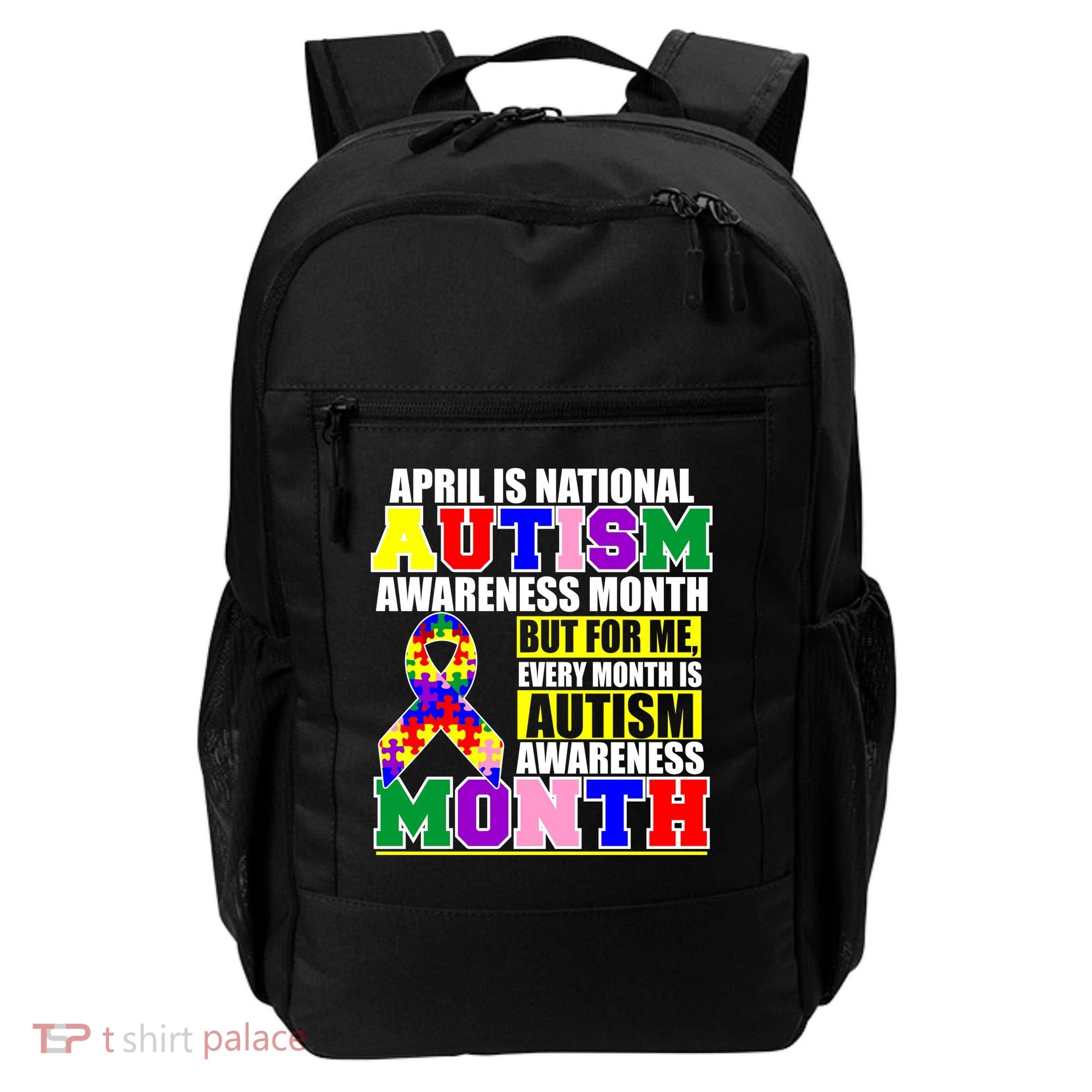April is Autism Awareness Month For Me Every Month is AUTISM Awareness Backpack