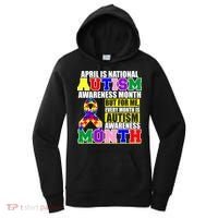 April is Autism Awareness Month For Me Every Month is AUTISM Awareness Women's Hoodie thumb 0
