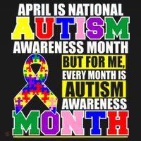 April is Autism Awareness Month For Me Every Month is AUTISM Awareness Women's Hoodie thumb 2